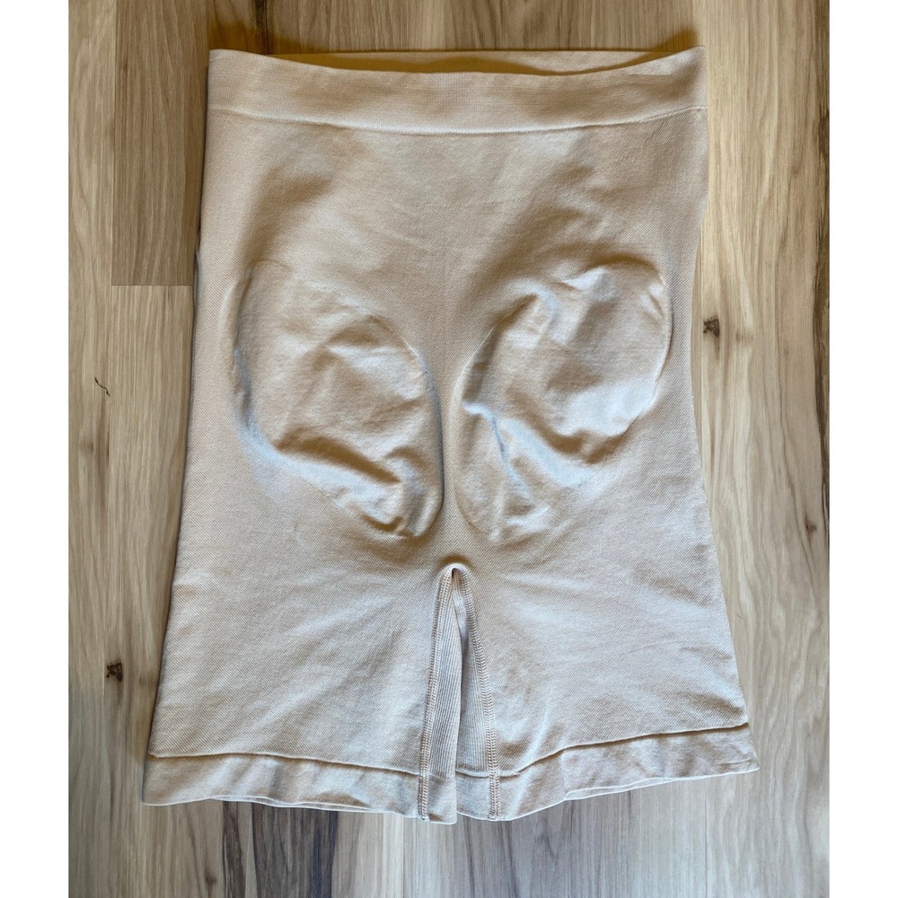 Motherhood Maternity Beige Seamless Shapewear Shorts L/XL High Waist Support
